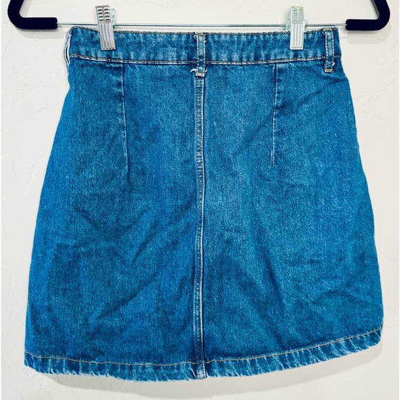 Divided Denim Skirt Back To School Mini Jean Skirt Size 4 / X SMALL NEW! - Picture 7 of 16